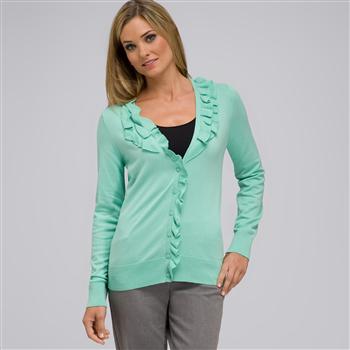 Green cardigan